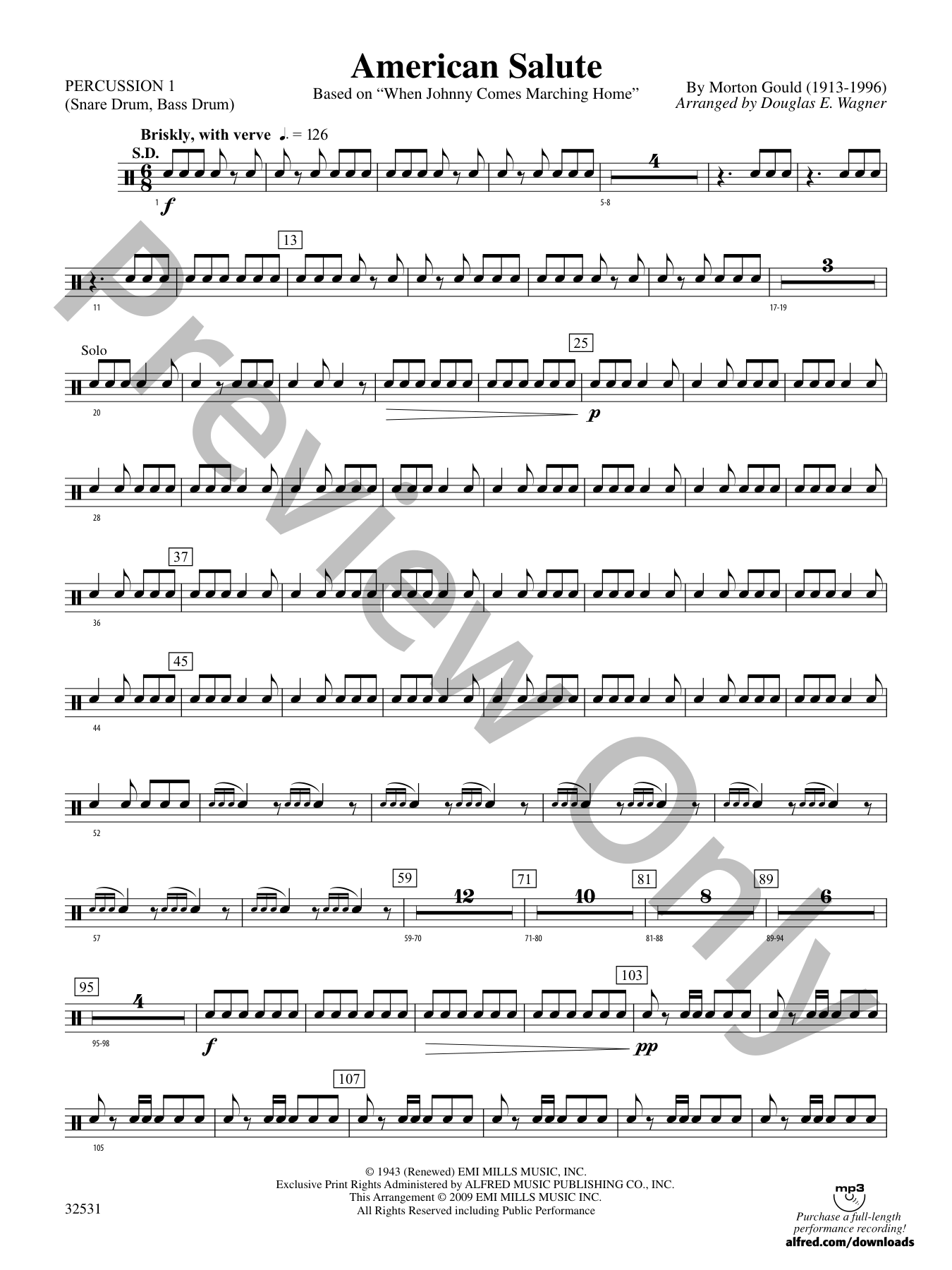American Salute Concert Band Sheet Music | J.W. Pepper