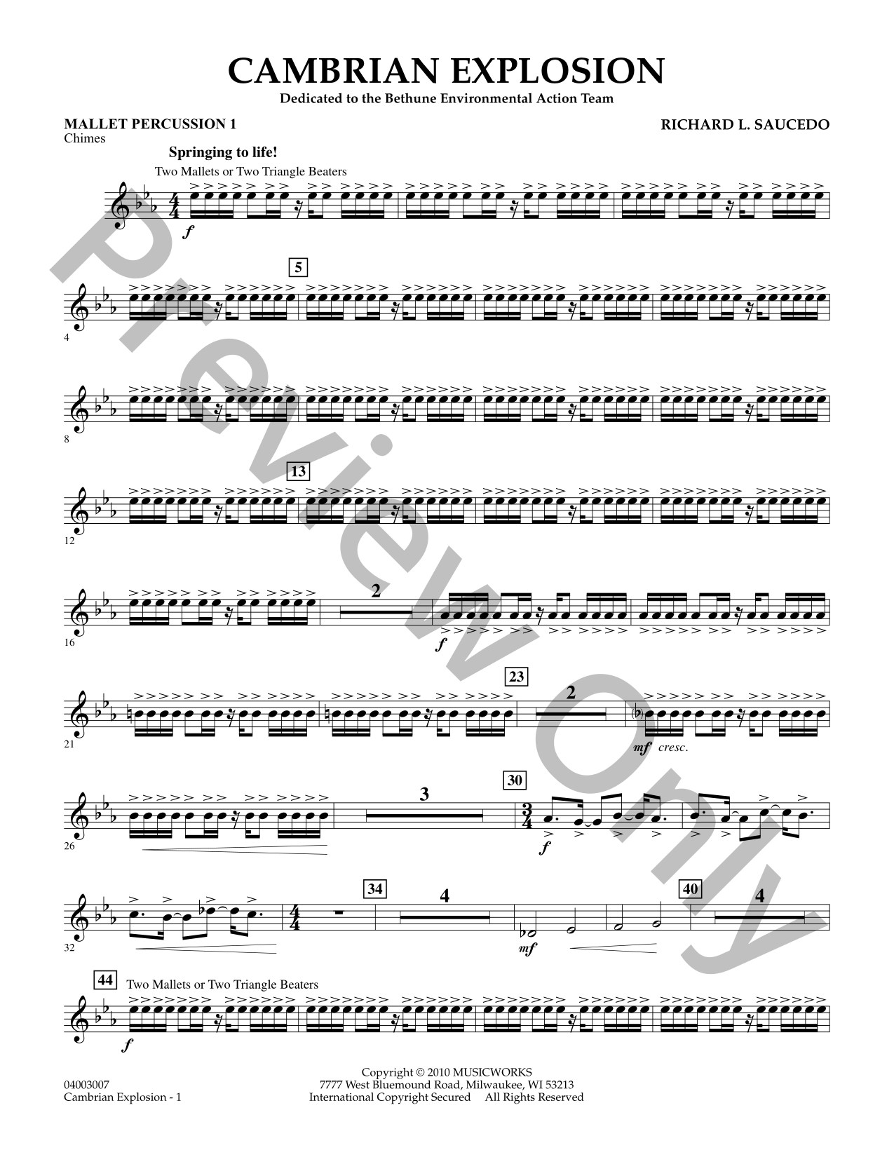 Cambrian Explosion Concert Band Sheet Music | J.W. Pepper