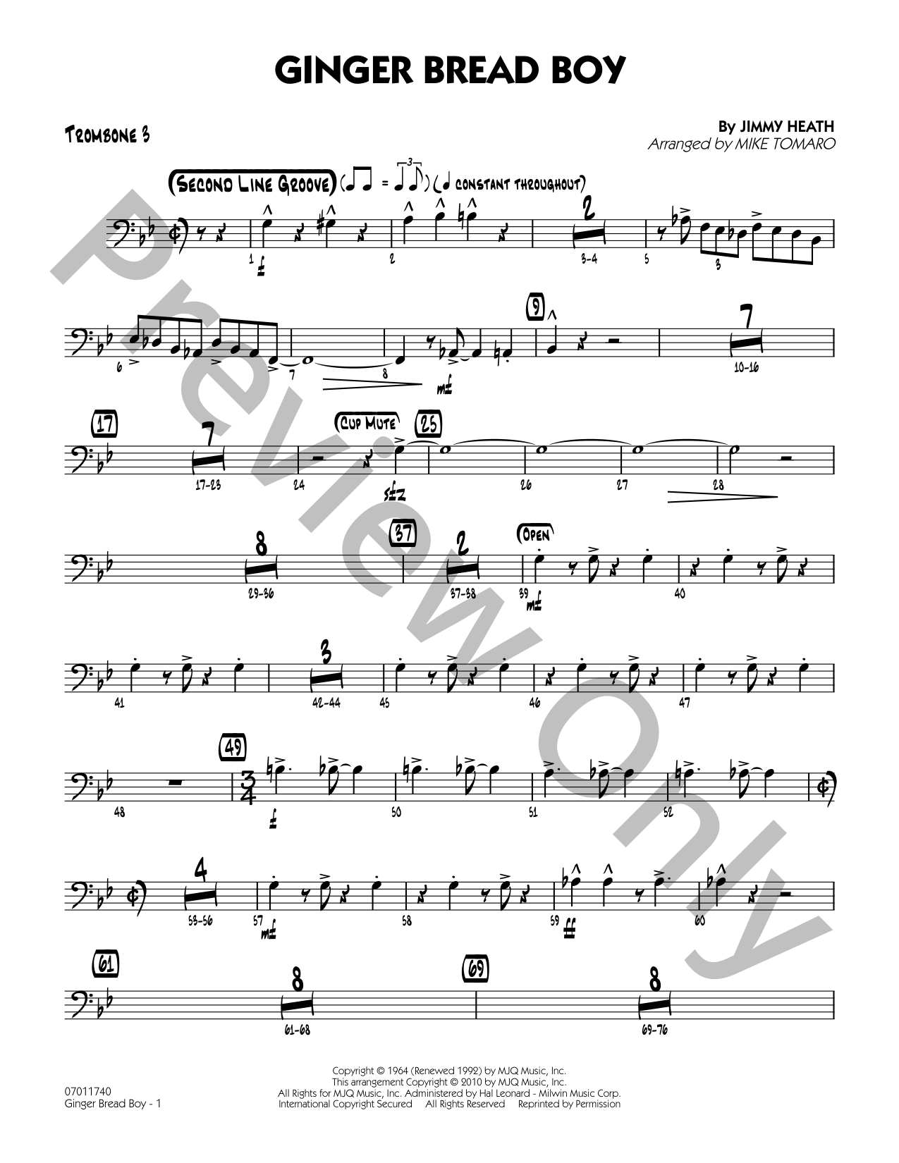 Ginger Bread Boy Jazz Sheet Music | J.W. Pepper