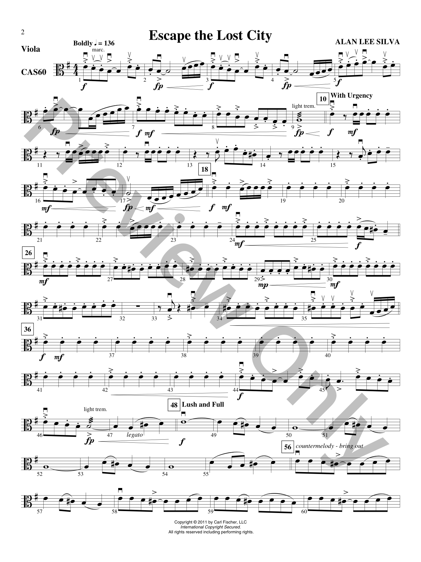 Escape the Lost City Orchestra Sheet Music | J.W. Pepper
