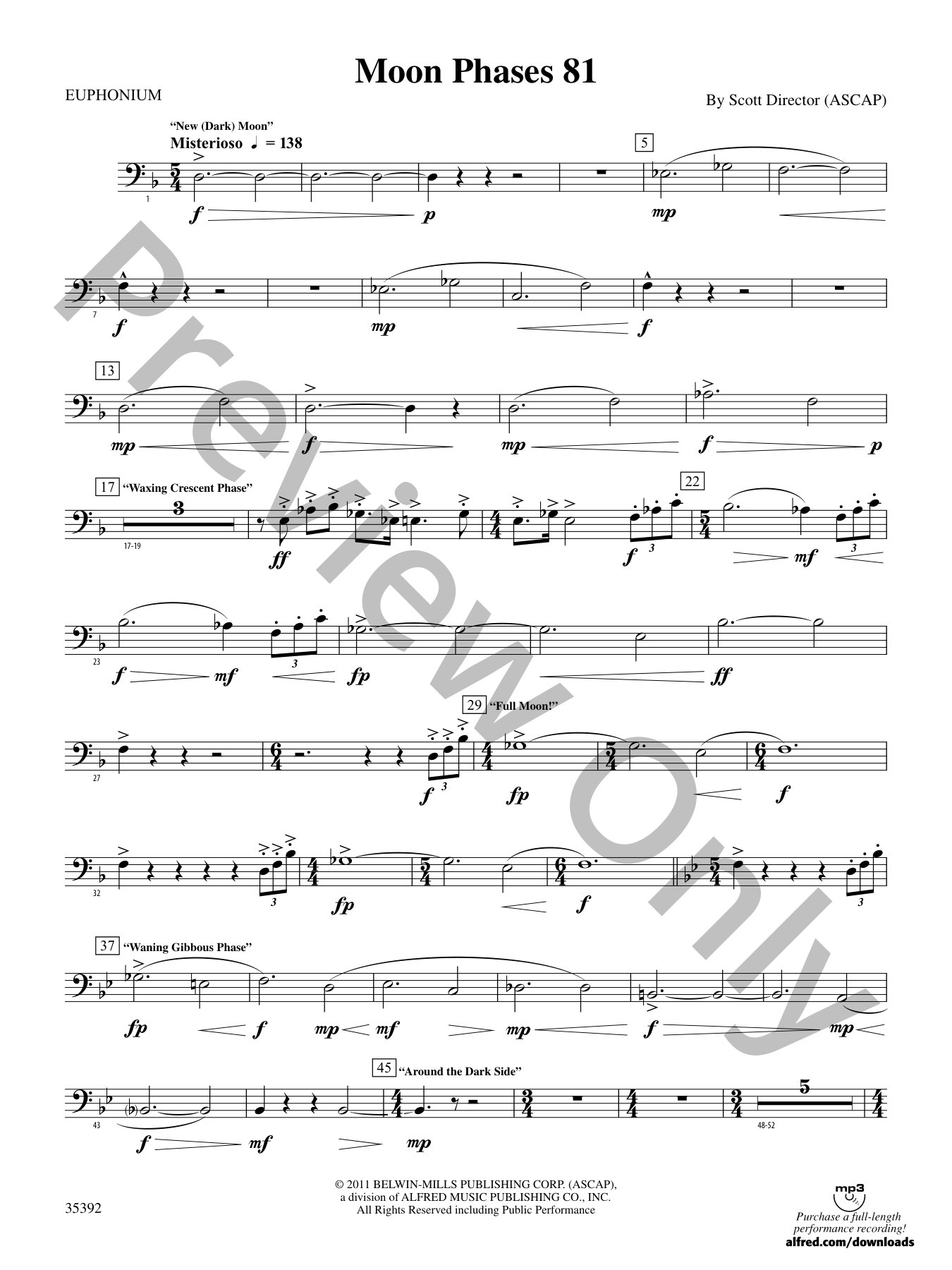 Moon Phases 81 Concert Band Sheet Music | J.W. Pepper