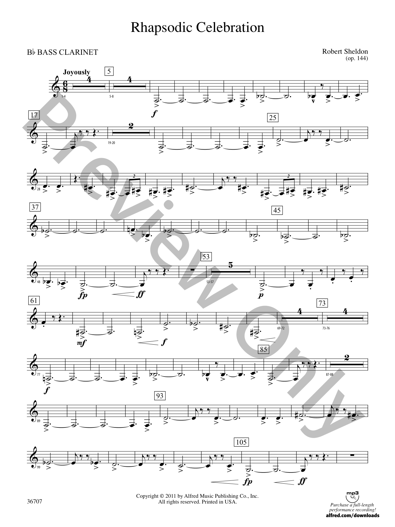Rhapsodic Celebration Concert Band Sheet Music | J.W. Pepper