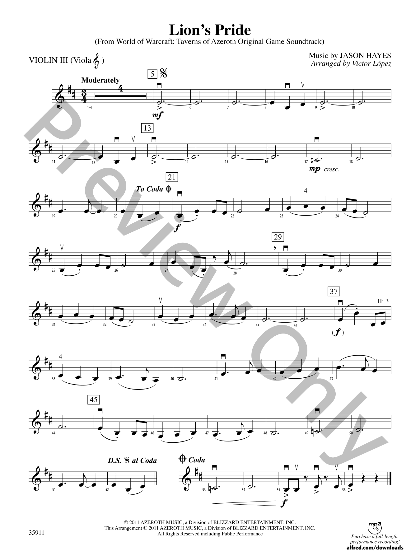 Lion's Pride Orchestra Sheet Music | J.W. Pepper