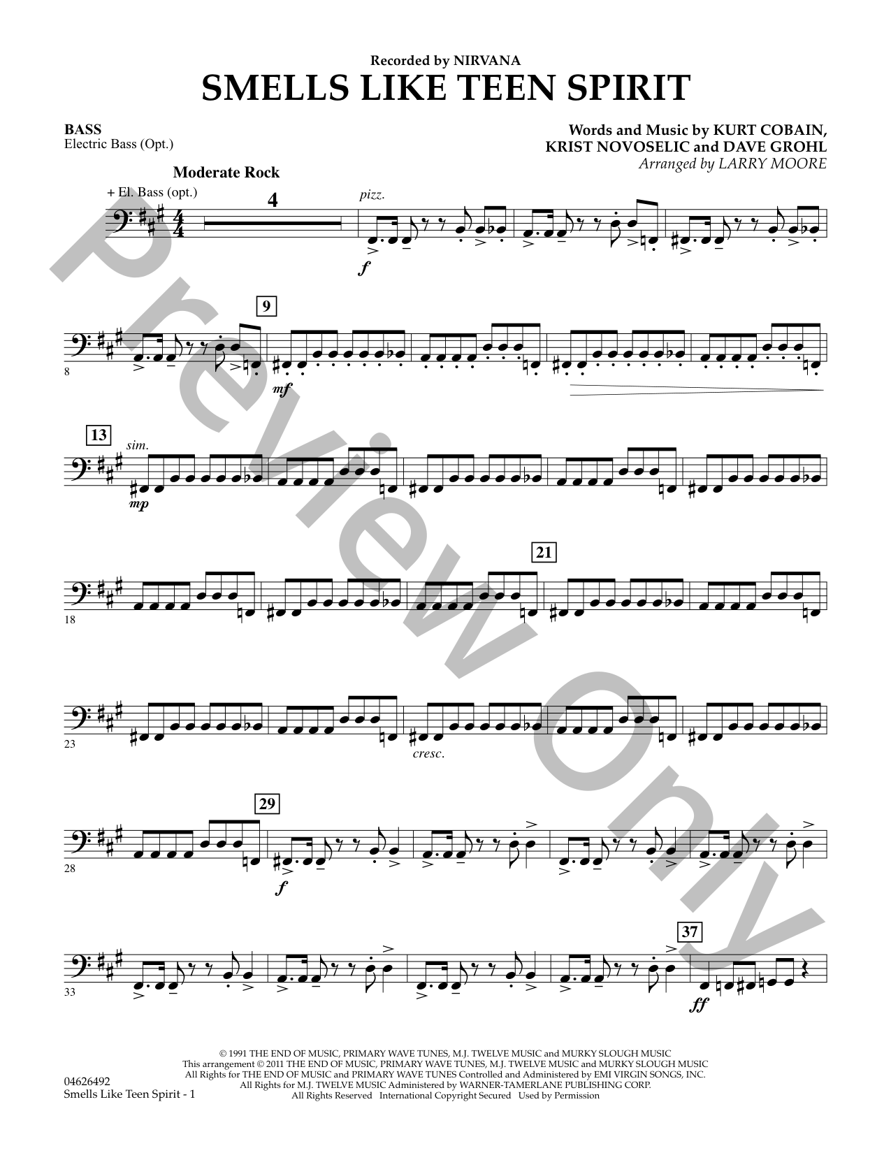 Smells Like Teen Spirit Orchestra Sheet Music | J.W. Pepper
