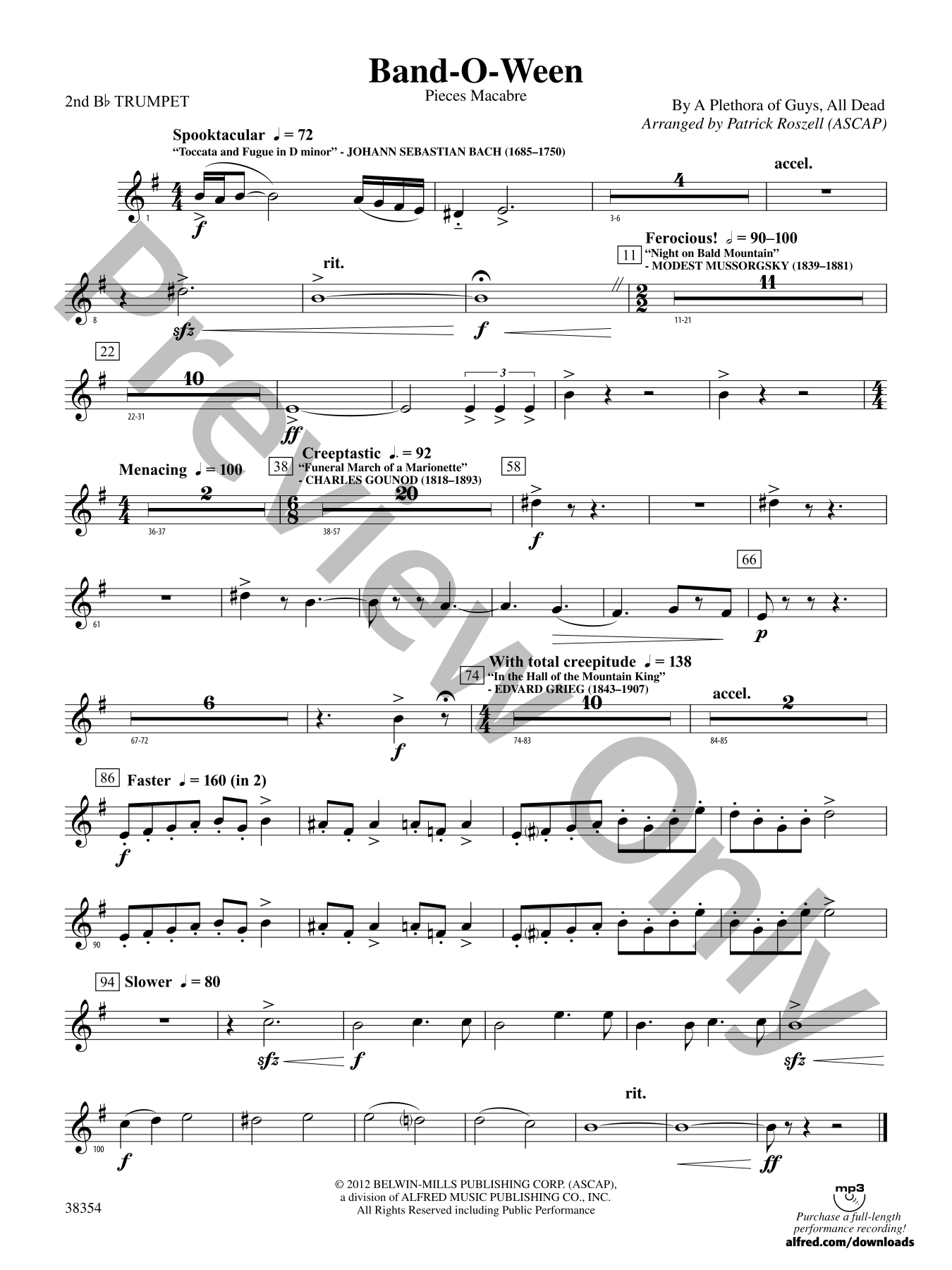 Band-O-Ween Concert Band Sheet Music | J.W. Pepper