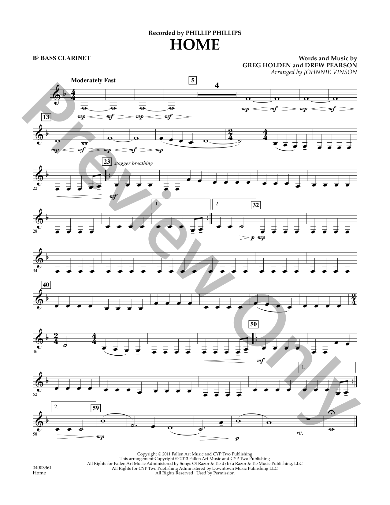 Home Concert Band Sheet Music | J.W. Pepper