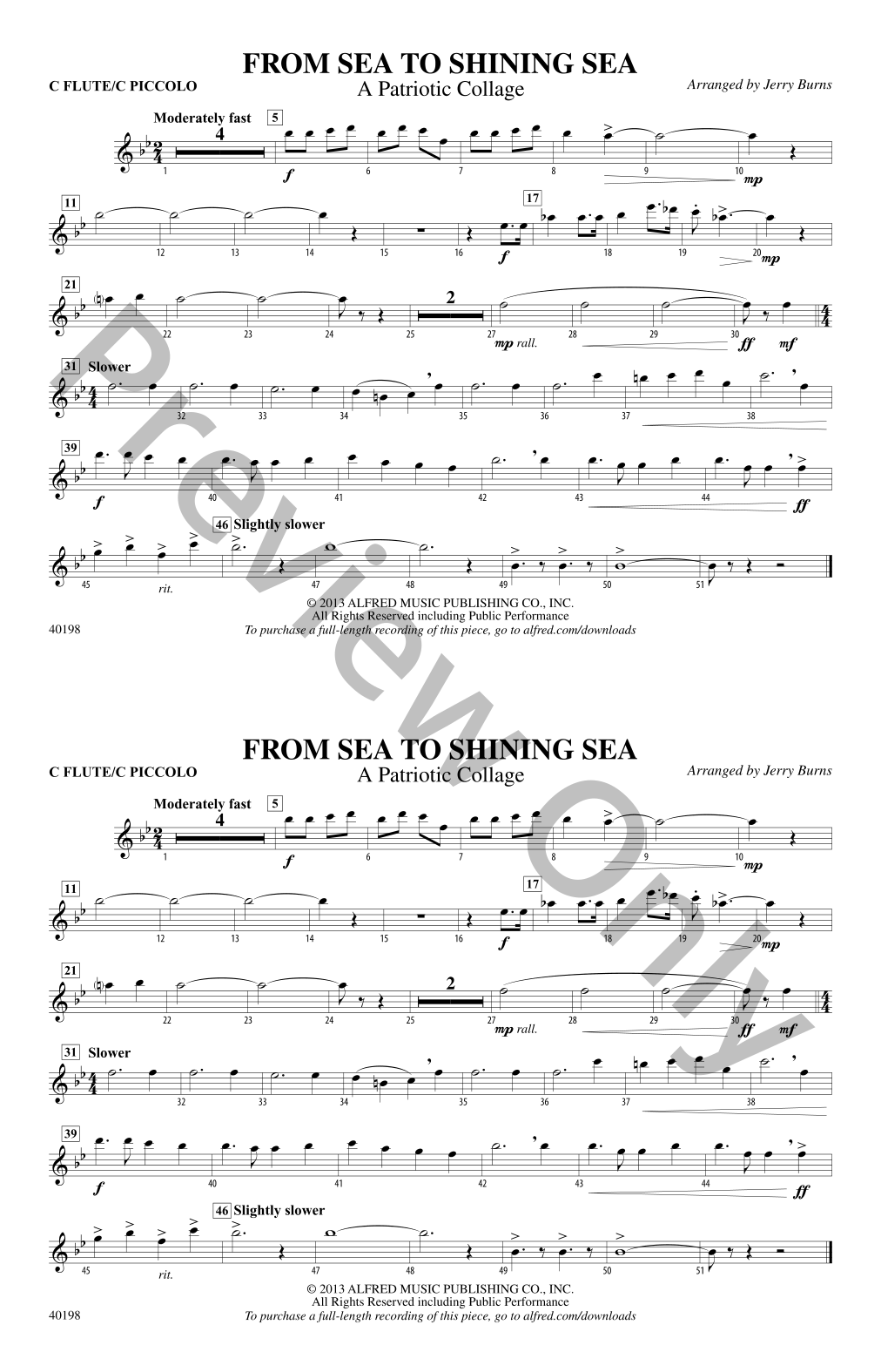 From Sea to Shining Sea Marching Band Sheet Music | J.W. Pepper