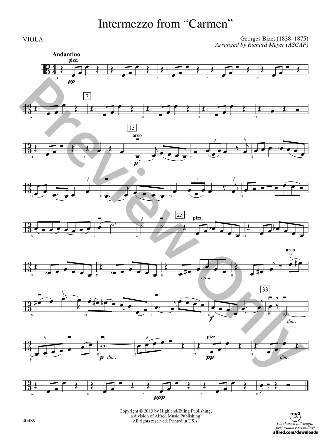 Intermezzo from 