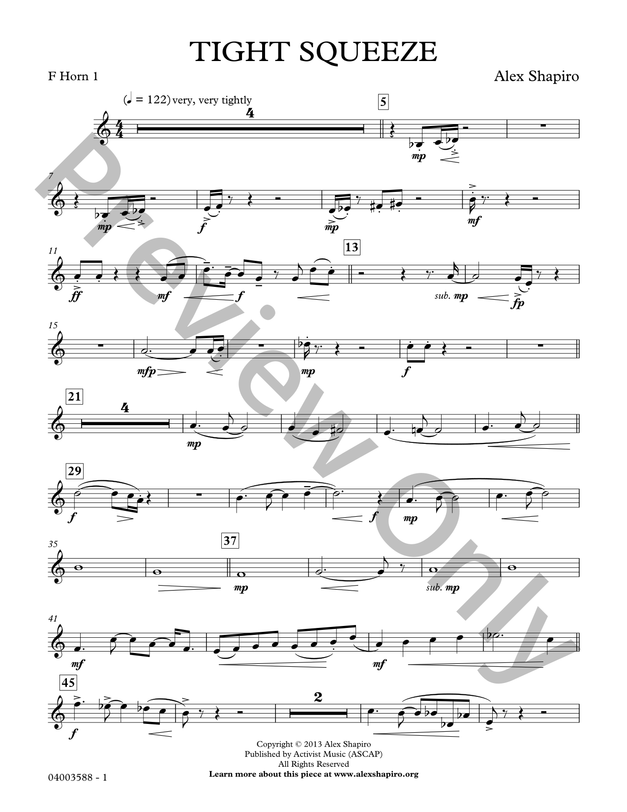 Tight Squeeze Concert Band Sheet Music | J.W. Pepper