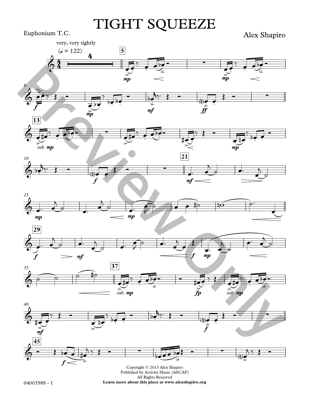 ANTHEM TIGHTROPE バンドスコア Tight Squeeze Concert Band Sheet Music | J.W. Pepper