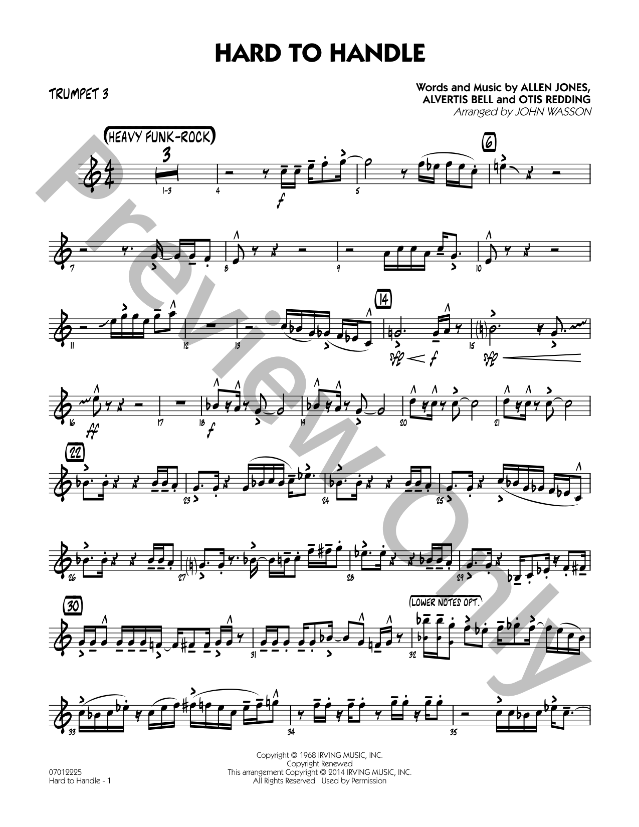 Hard to Handle Jazz Sheet Music | J.W. Pepper