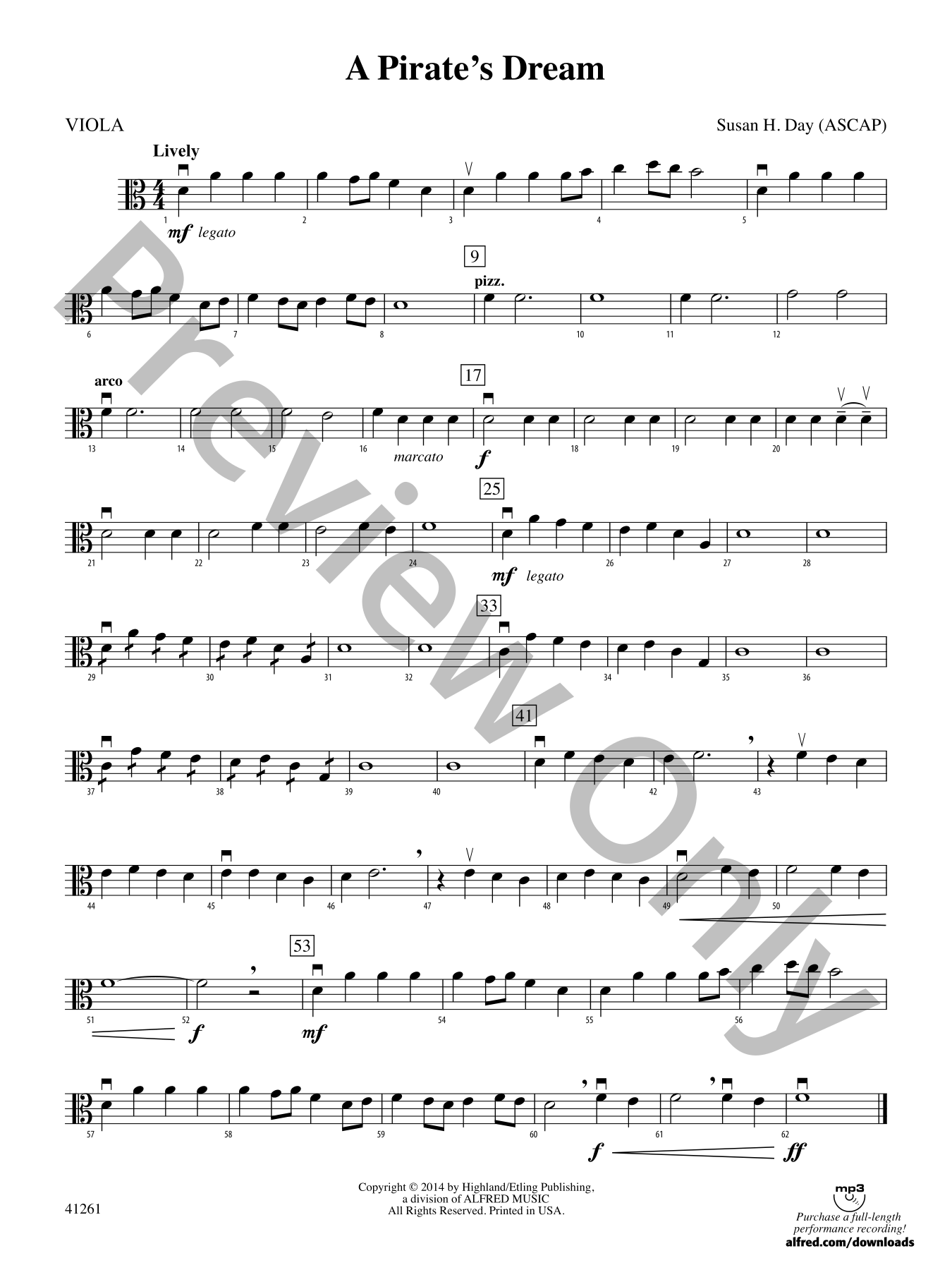 A Pirate's Dream Orchestra Sheet Music | J.W. Pepper