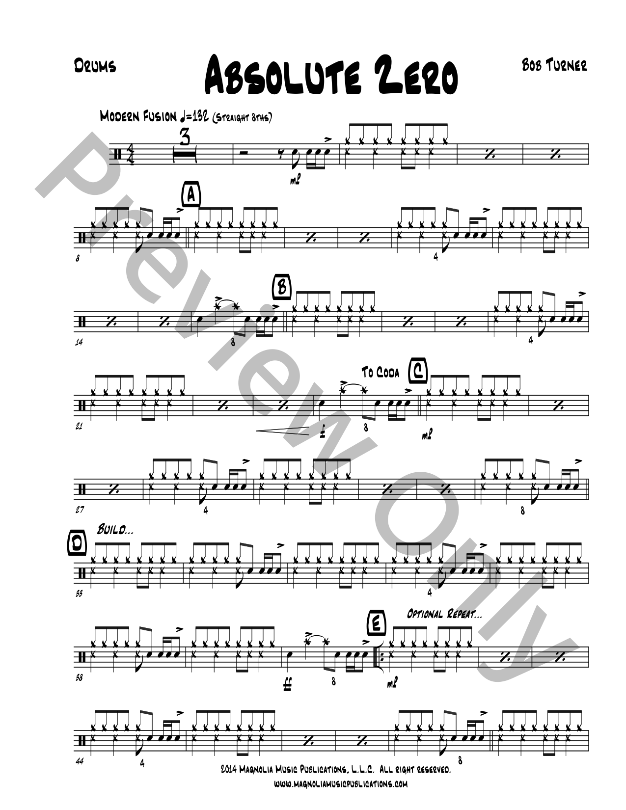 Absolute Zero Jazz Sheet Music | J.W. Pepper