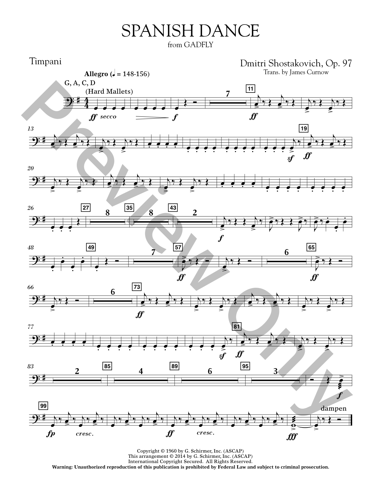Spanish Dance Concert Band Sheet Music | J.W. Pepper