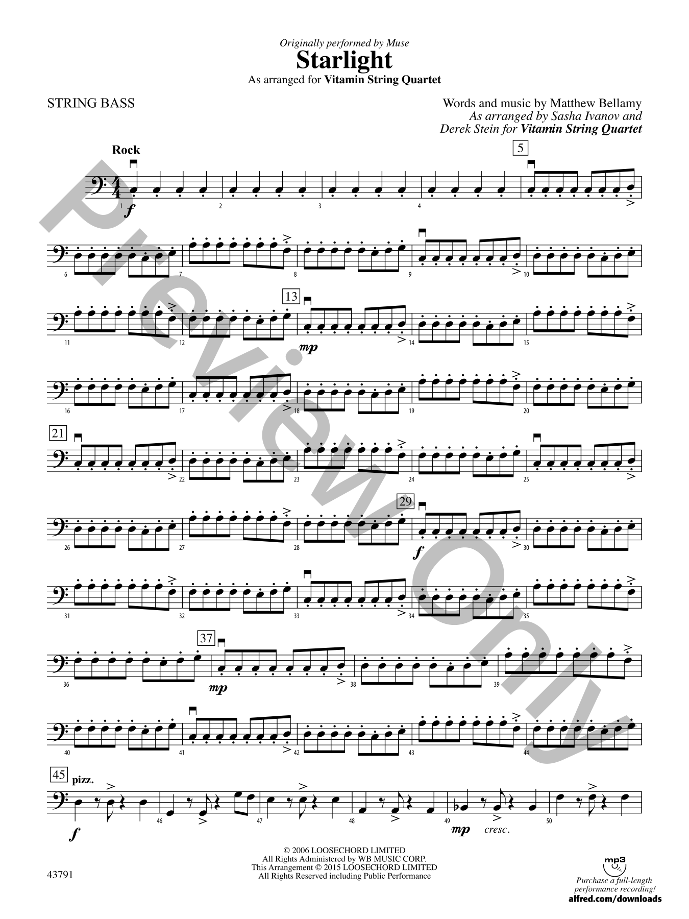 Starlight Orchestra Sheet Music | J.W. Pepper