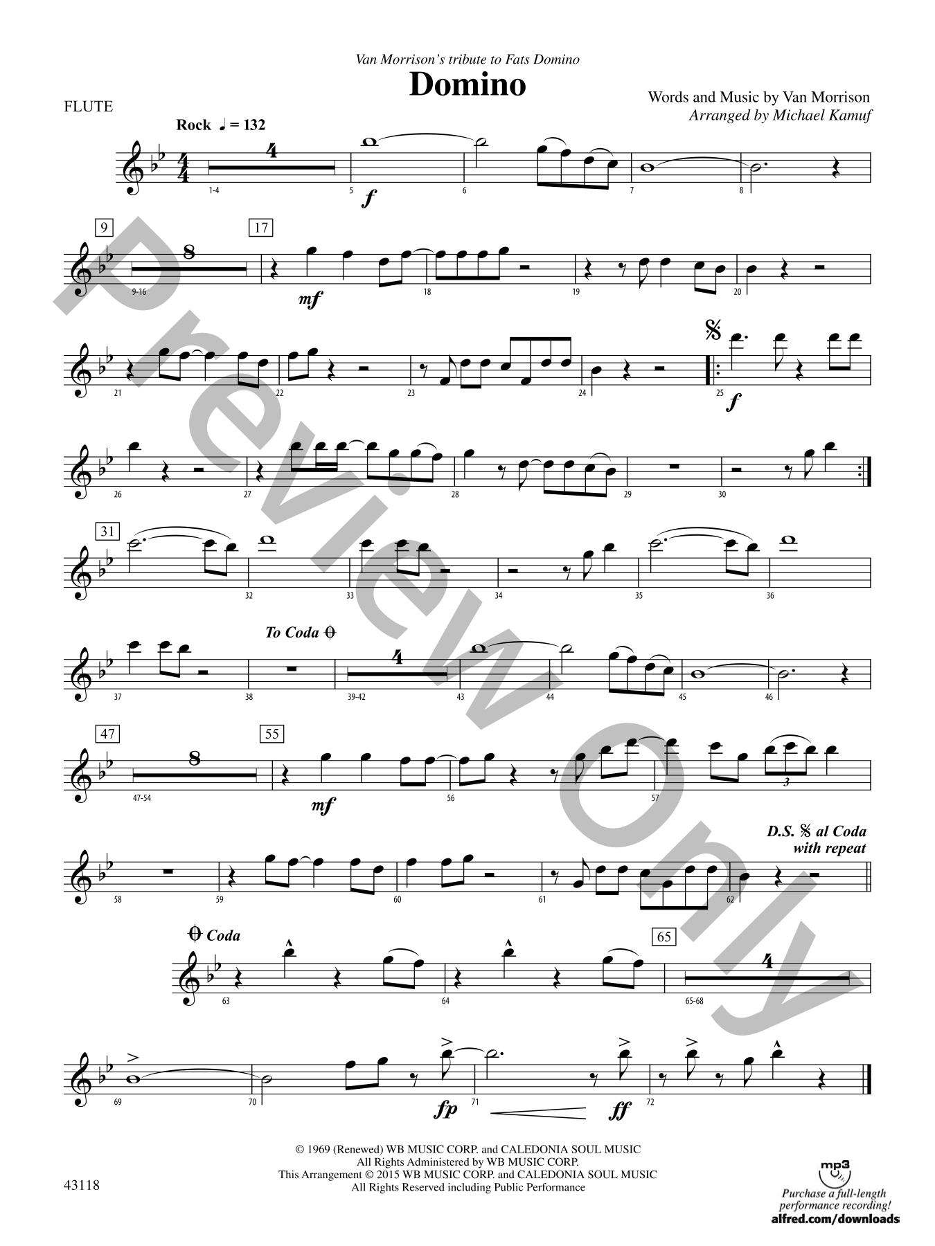 Domino Concert Band Sheet Music | J.W. Pepper