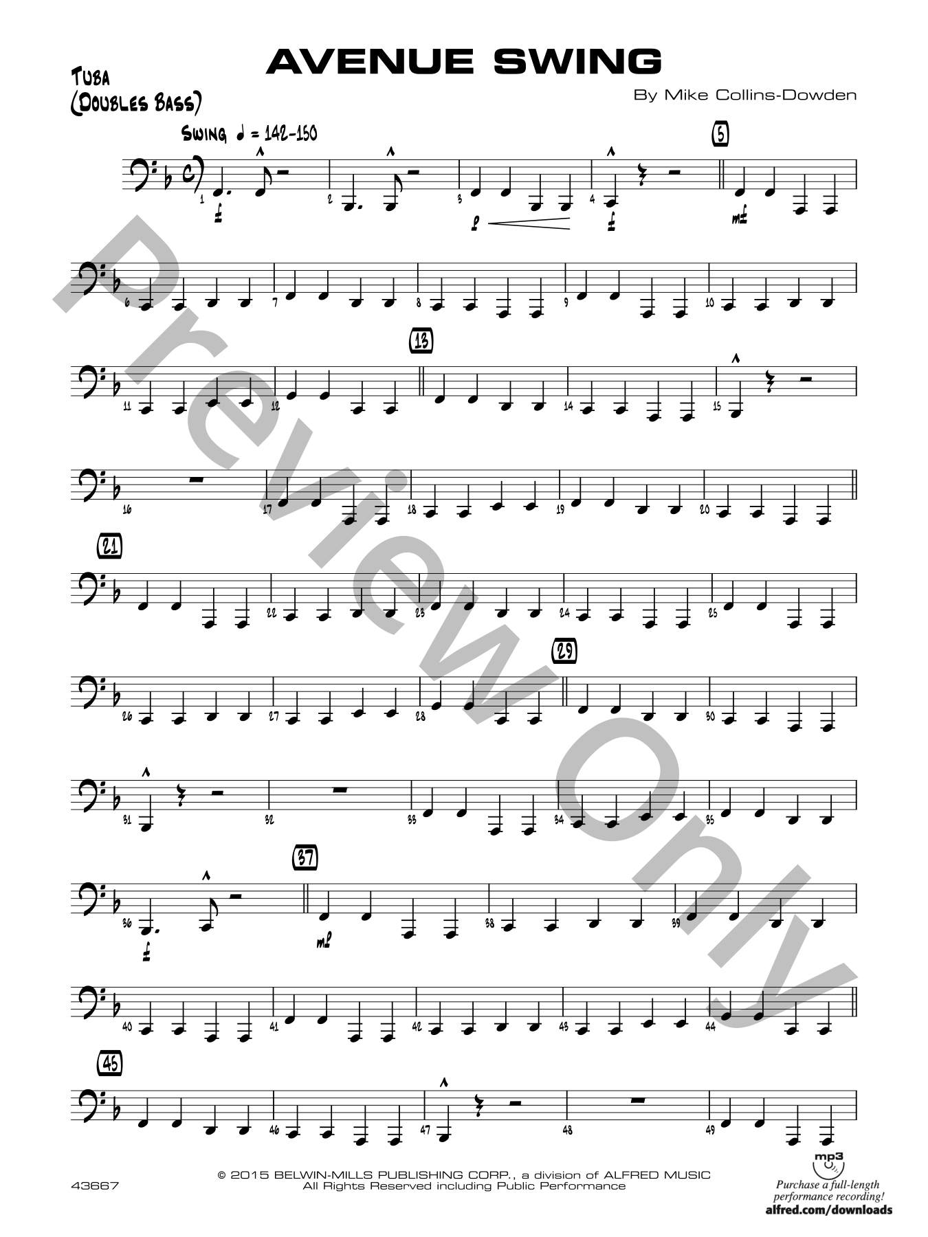 Avenue Swing | J.W. Pepper