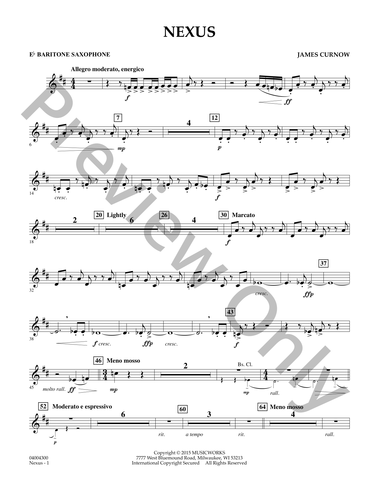 ○ 吹奏楽楽譜 James Curnow / When Time Will Be