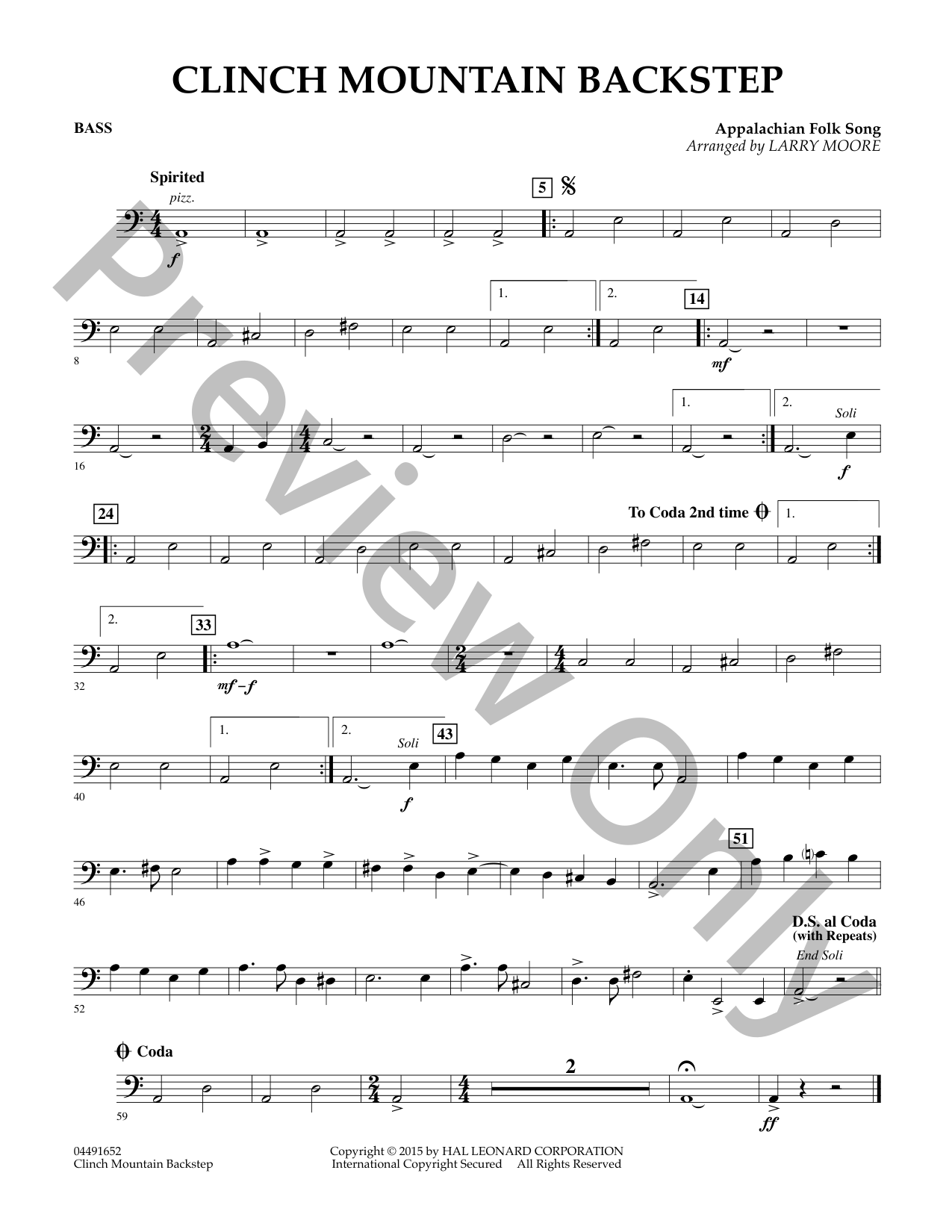 Clinch Mountain Backstep Orchestra Sheet Music | J.W. Pepper