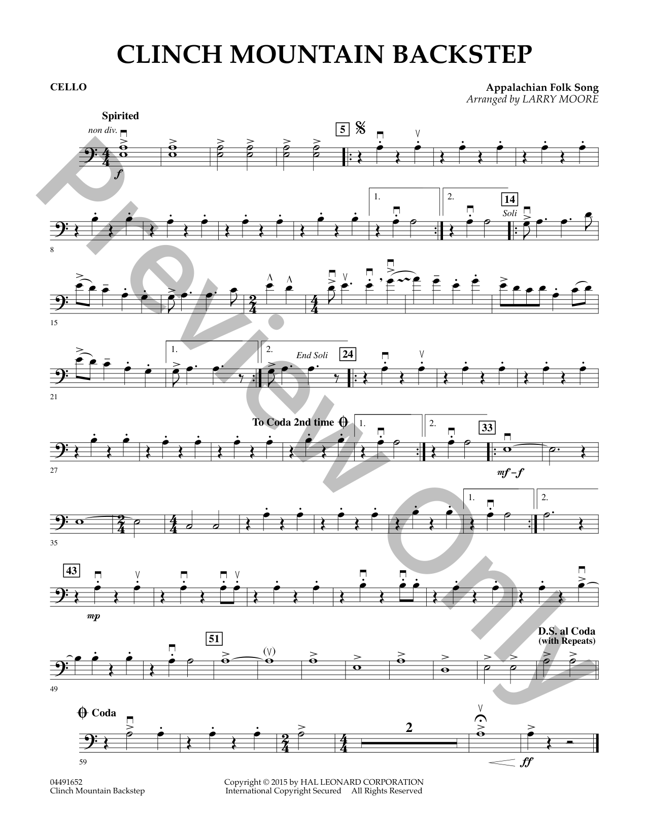 Clinch Mountain Backstep Orchestra Sheet Music | J.W. Pepper