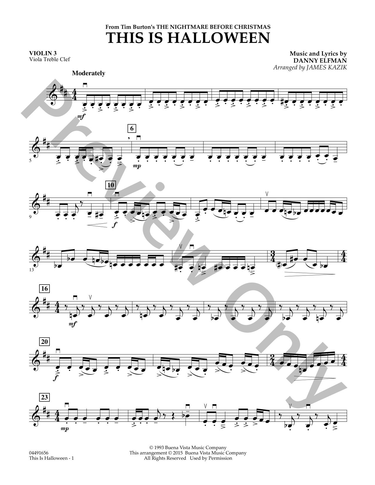 This Is Halloween Orchestra Sheet Music | J.W. Pepper