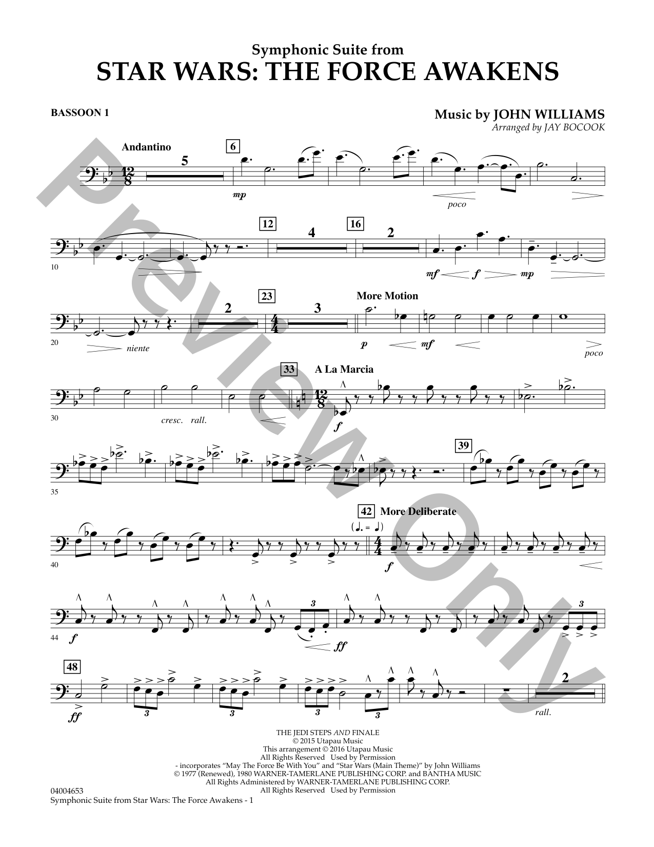 Star Wars: The Force Awakens Concert Band Sheet Music | J.W. Pepper