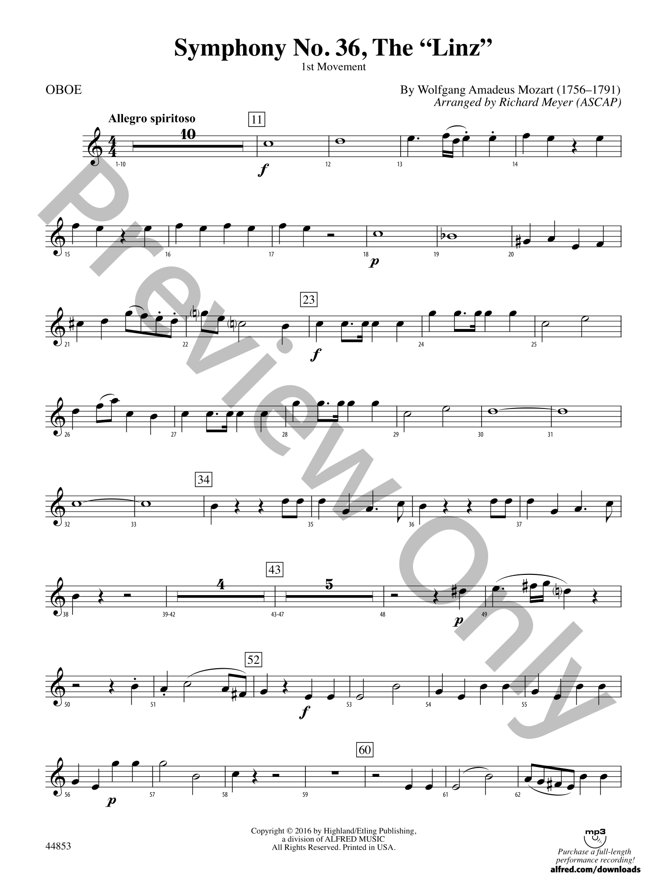 Symphony No. 36, the 