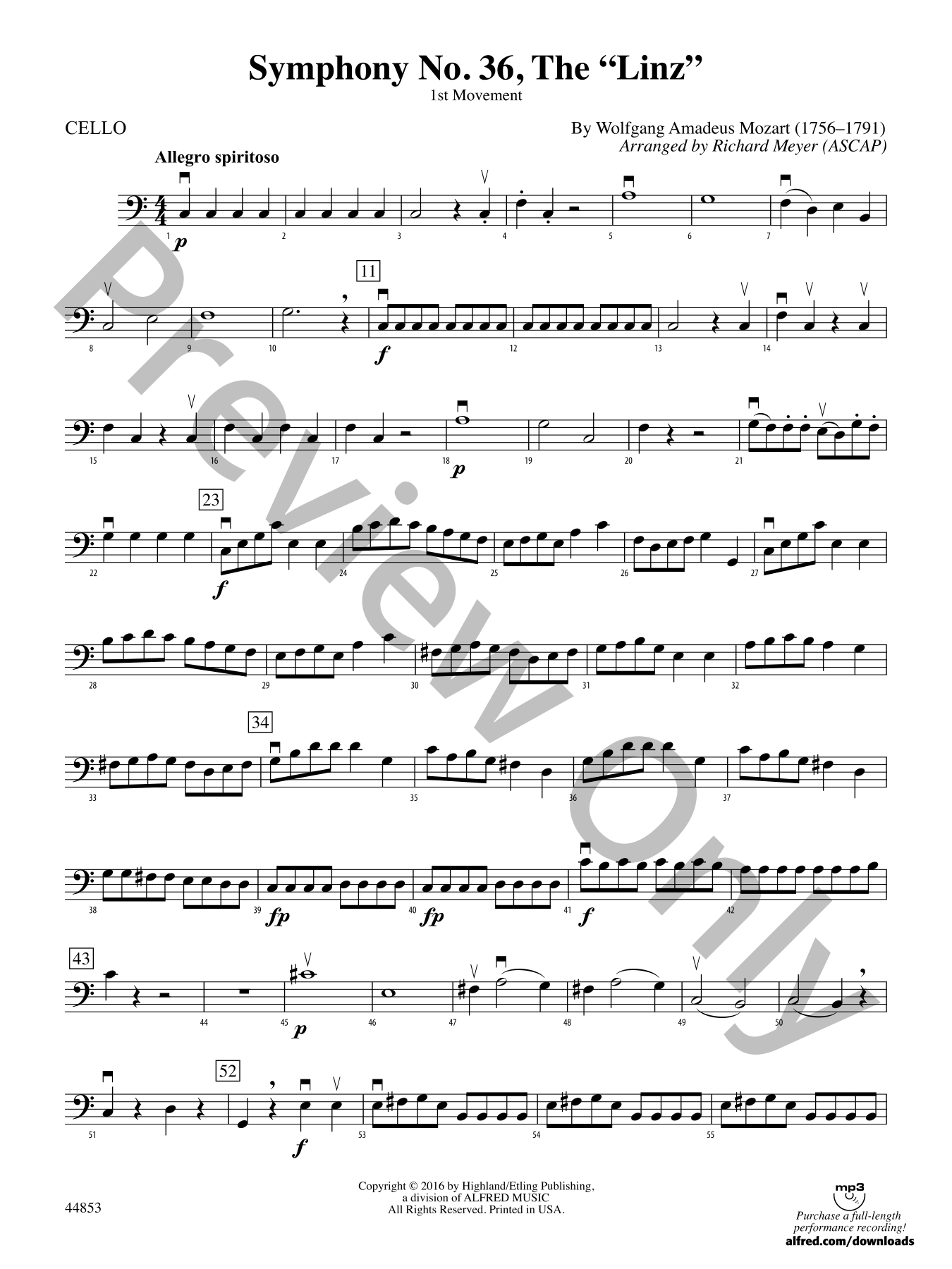 Symphony No. 36, the 