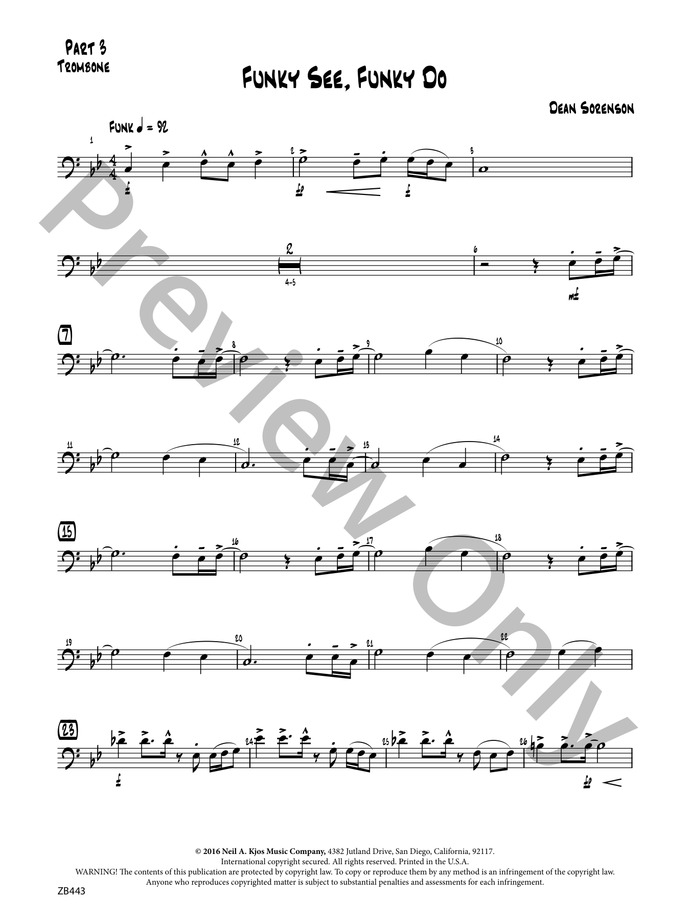 Funky See, Funky Do Jazz Sheet Music | J.W. Pepper