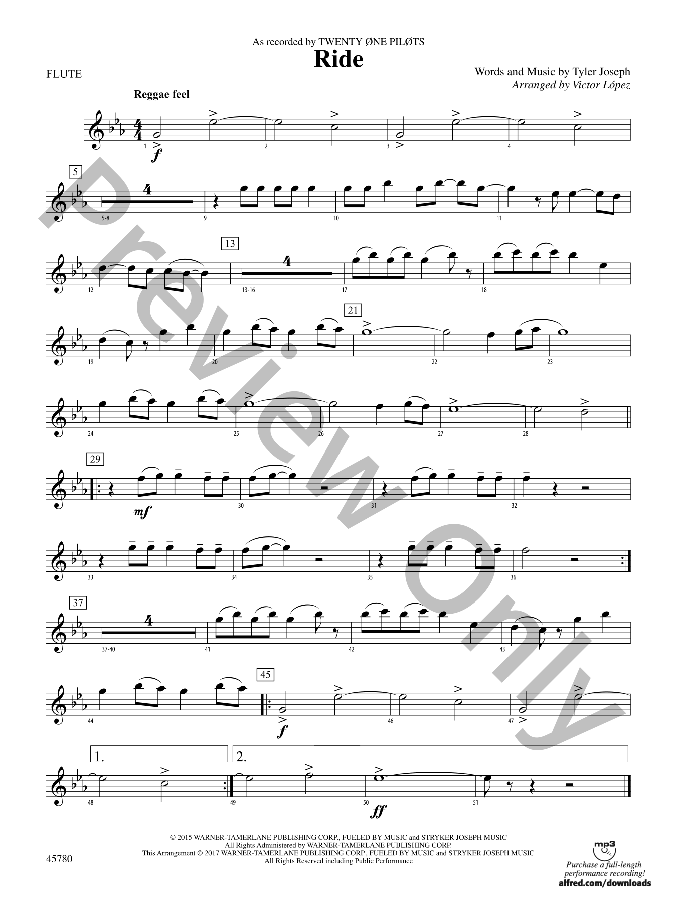 Ride Concert Band Sheet Music | J.W. Pepper