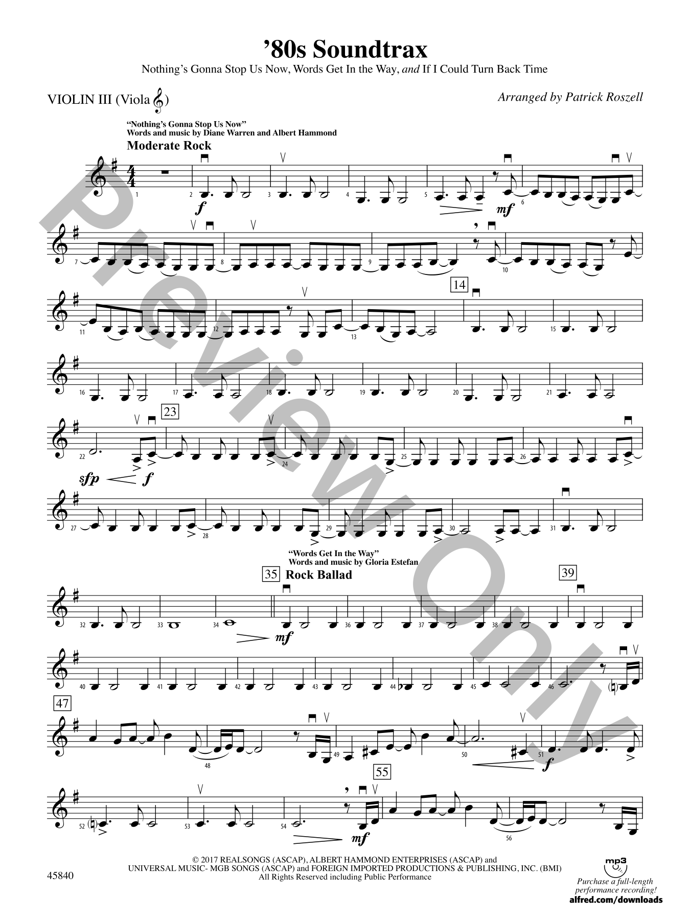 80s Soundtrax Orchestra Sheet Music | J.W. Pepper