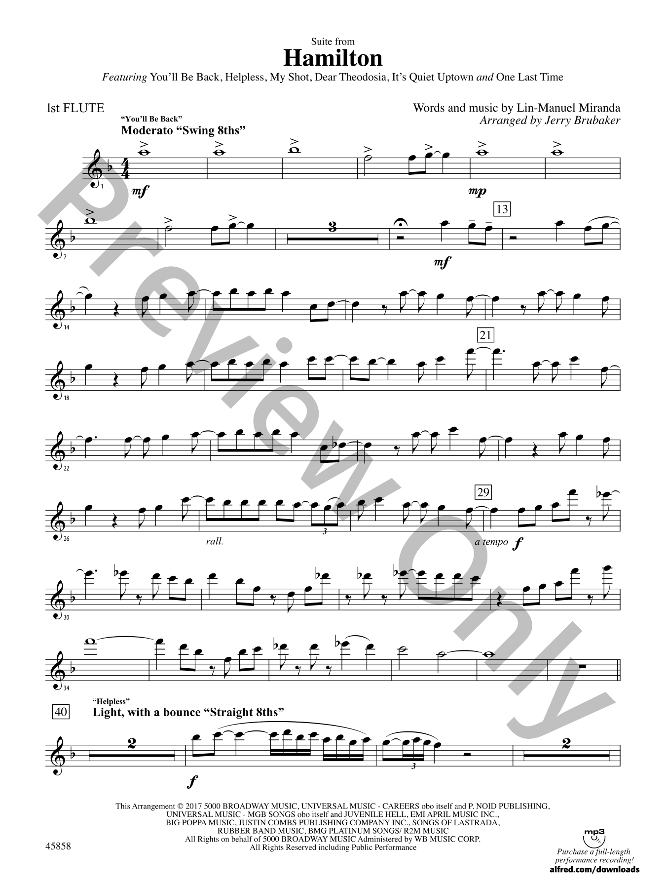 Satisfied Sheet Satisfied Lyrics Hamilton Musical One Last Time