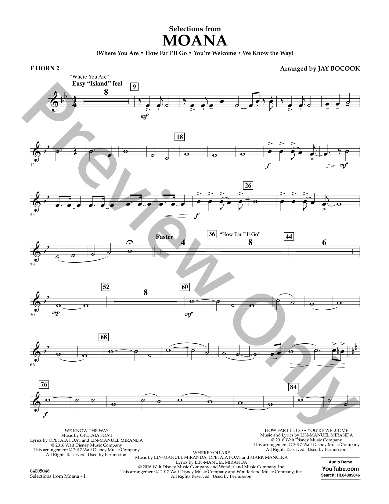 Disney Concert Band Sheet Music | J.W. Pepper