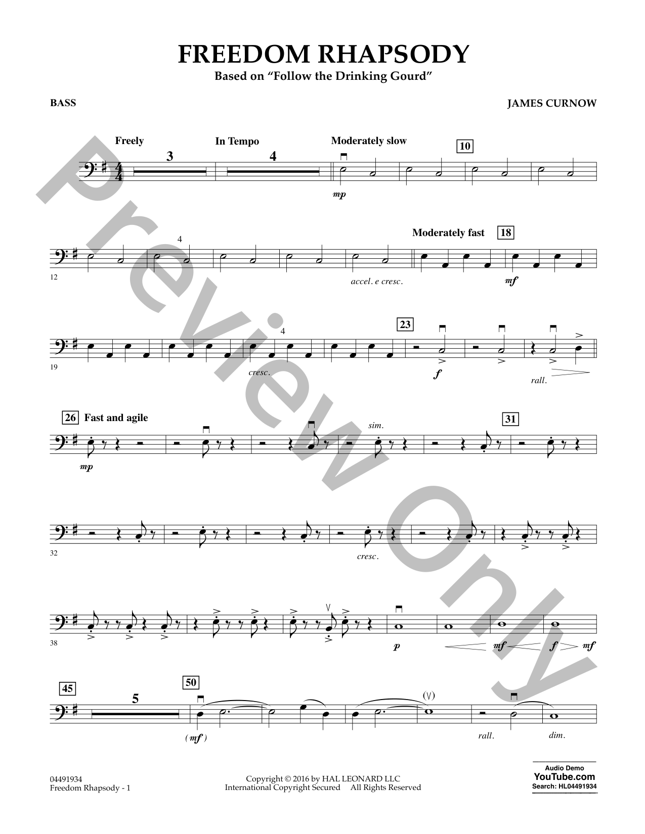 Freedom Rhapsody Orchestra Sheet Music | J.W. Pepper