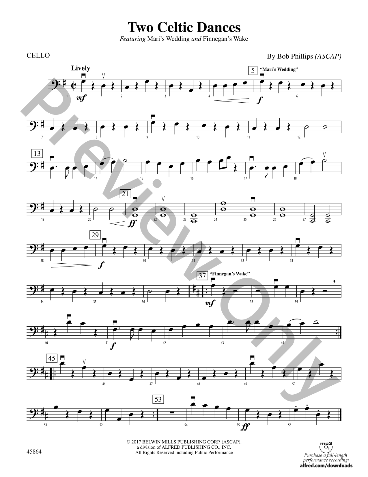 Two Celtic Dances Orchestra Sheet Music | J.W. Pepper