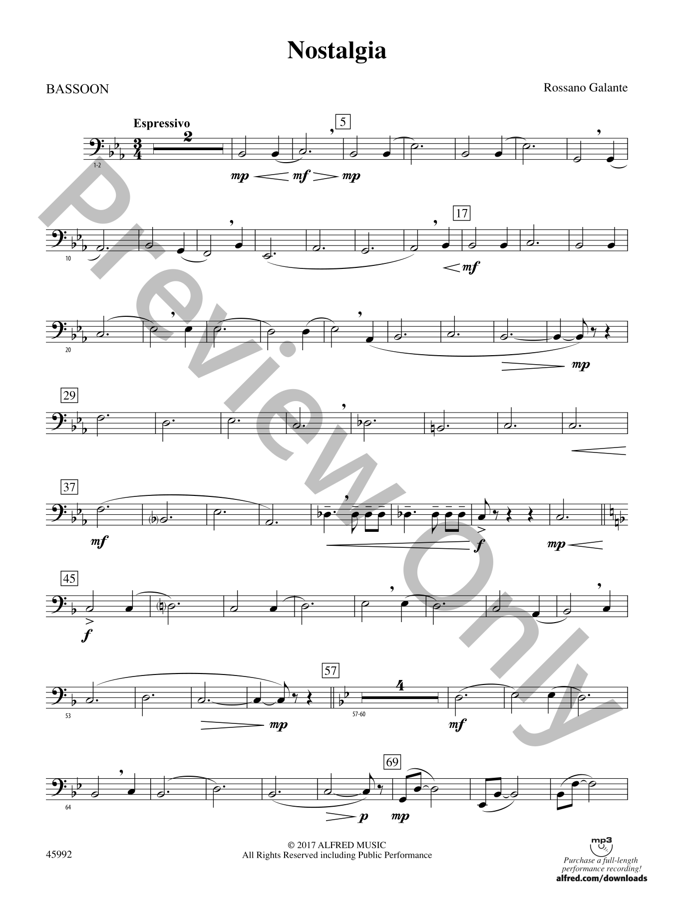 YngwieMalmsteen,SeventhSign,bandscore楽譜 Nostalgia Concert Band Sheet Music | J.W. Pepper
