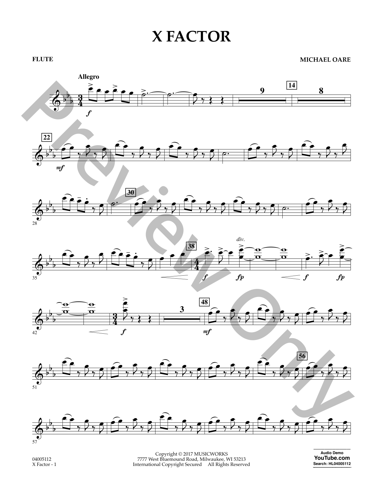 X Factor Concert Band Sheet Music | J.W. Pepper