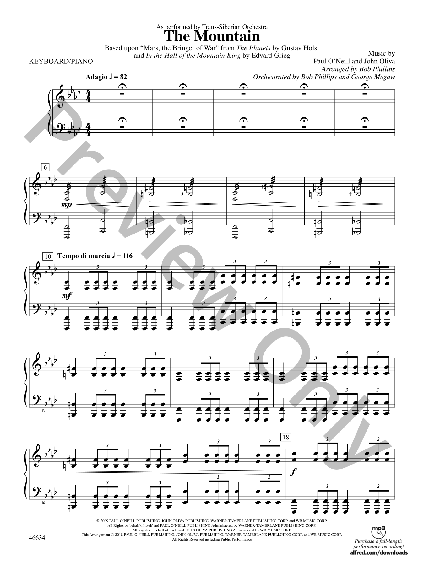 The Mountain Concert Band Sheet Music | J.W. Pepper
