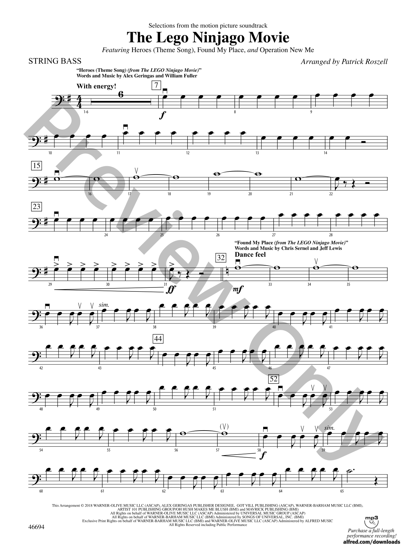 The Lego Ninjago Movie Orchestra Sheet Music | J.W. Pepper