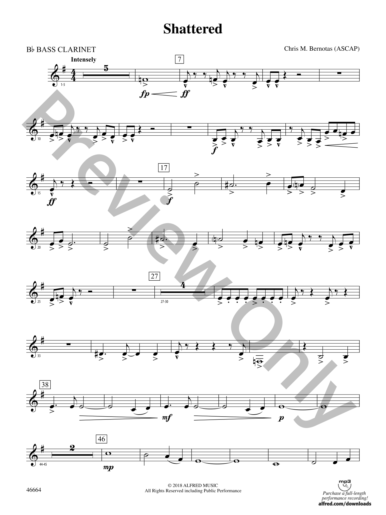 Shattered Concert Band Sheet Music | J.W. Pepper