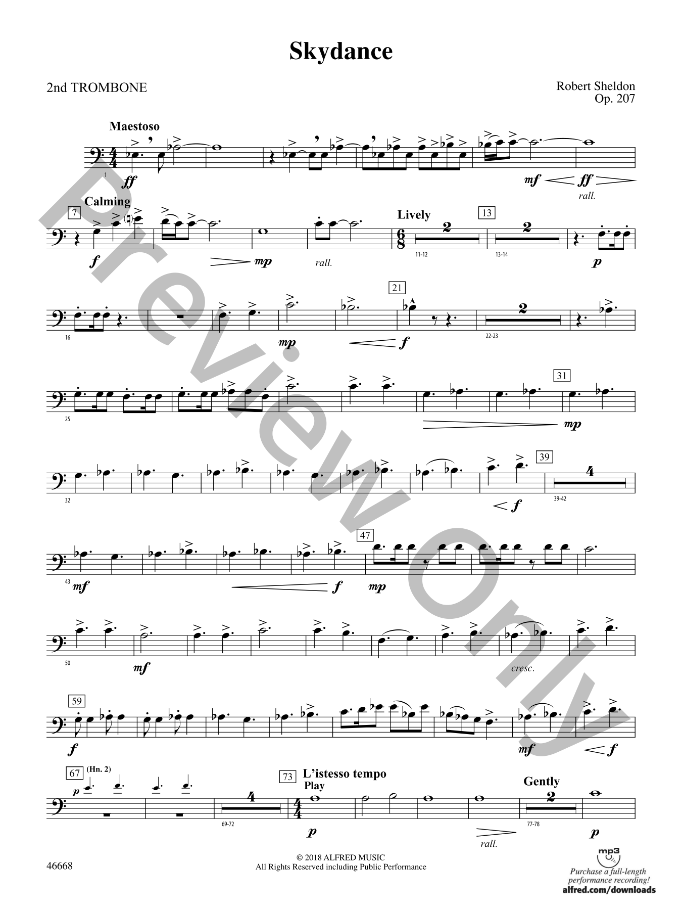 Skydance Concert Band Sheet Music | J.W. Pepper