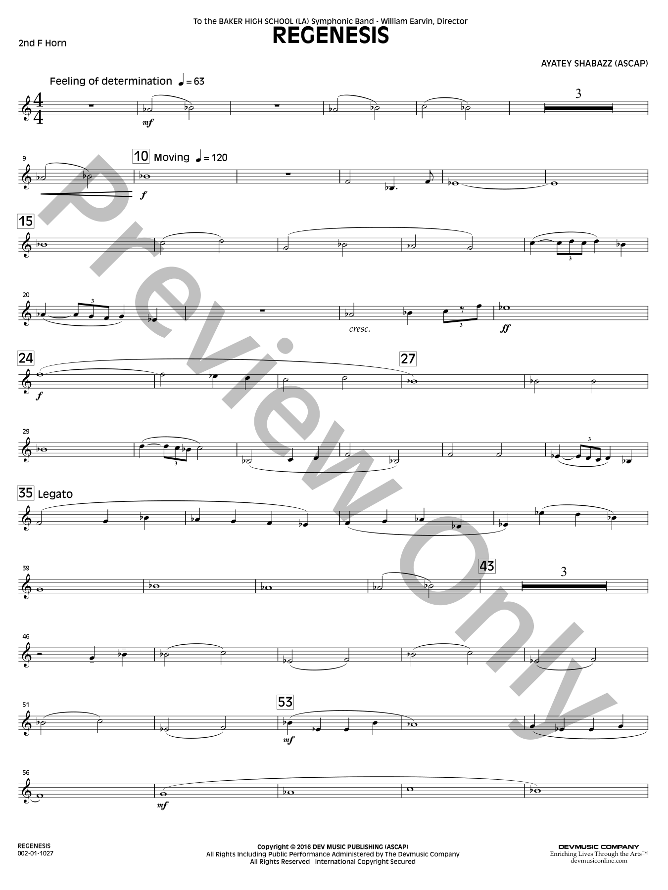 Regenesis Concert Band Sheet Music | J.W. Pepper