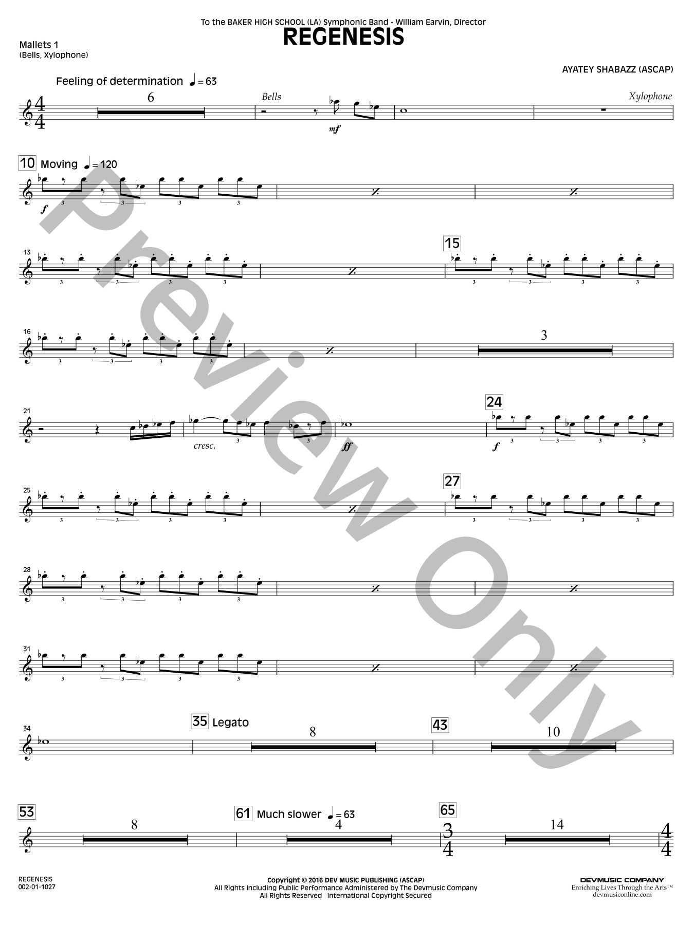 Regenesis Concert Band Sheet Music | J.W. Pepper