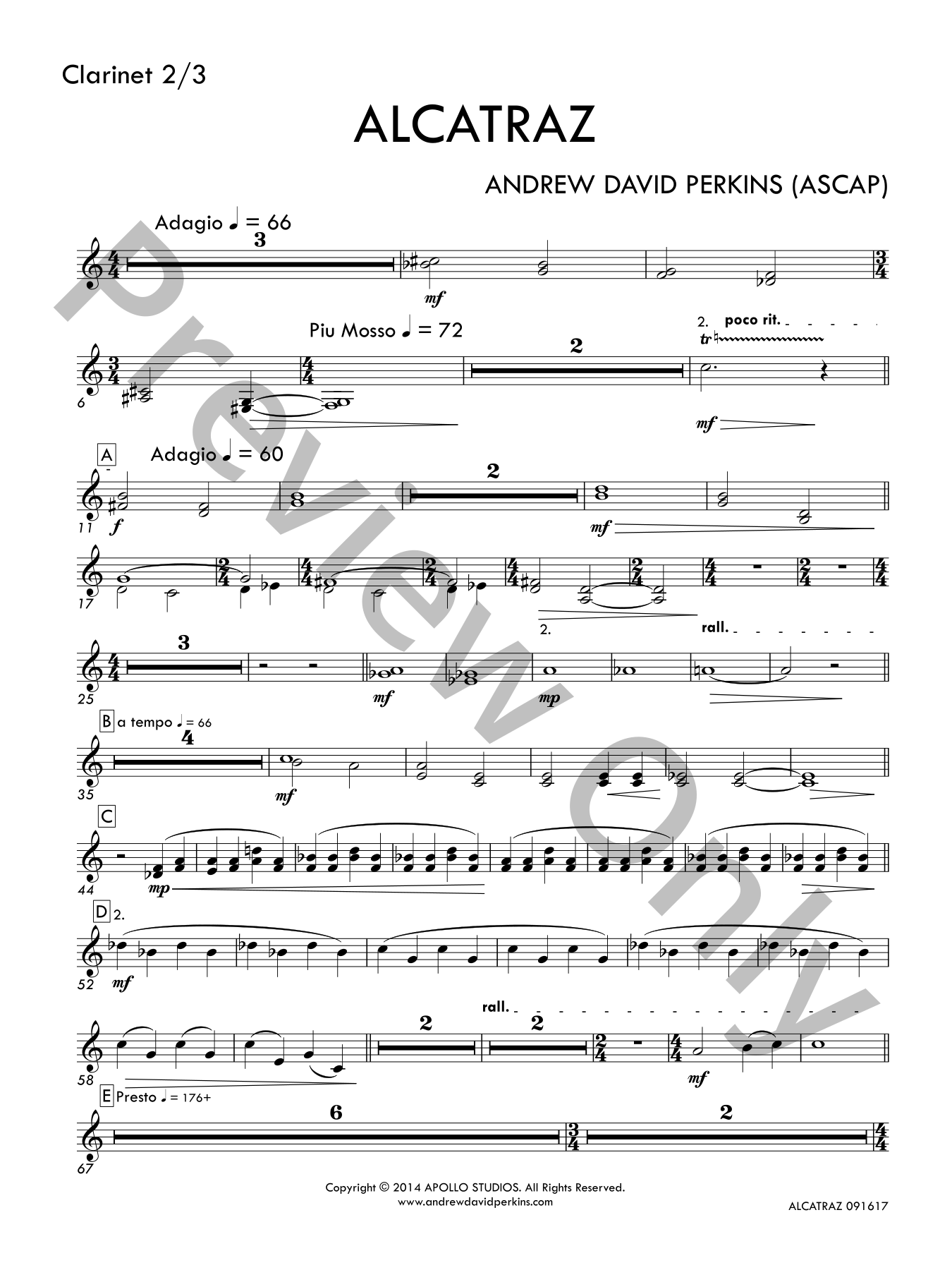 ALCATRAZ DISTURBING THE PEACE バンドスコア Alcatraz Concert Band Sheet Music | J.W. Pepper