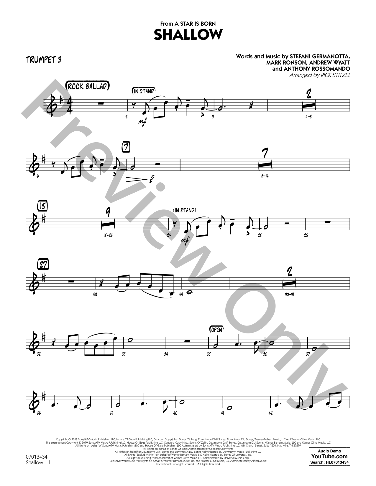 Shallow Jazz Sheet Music | J.W. Pepper