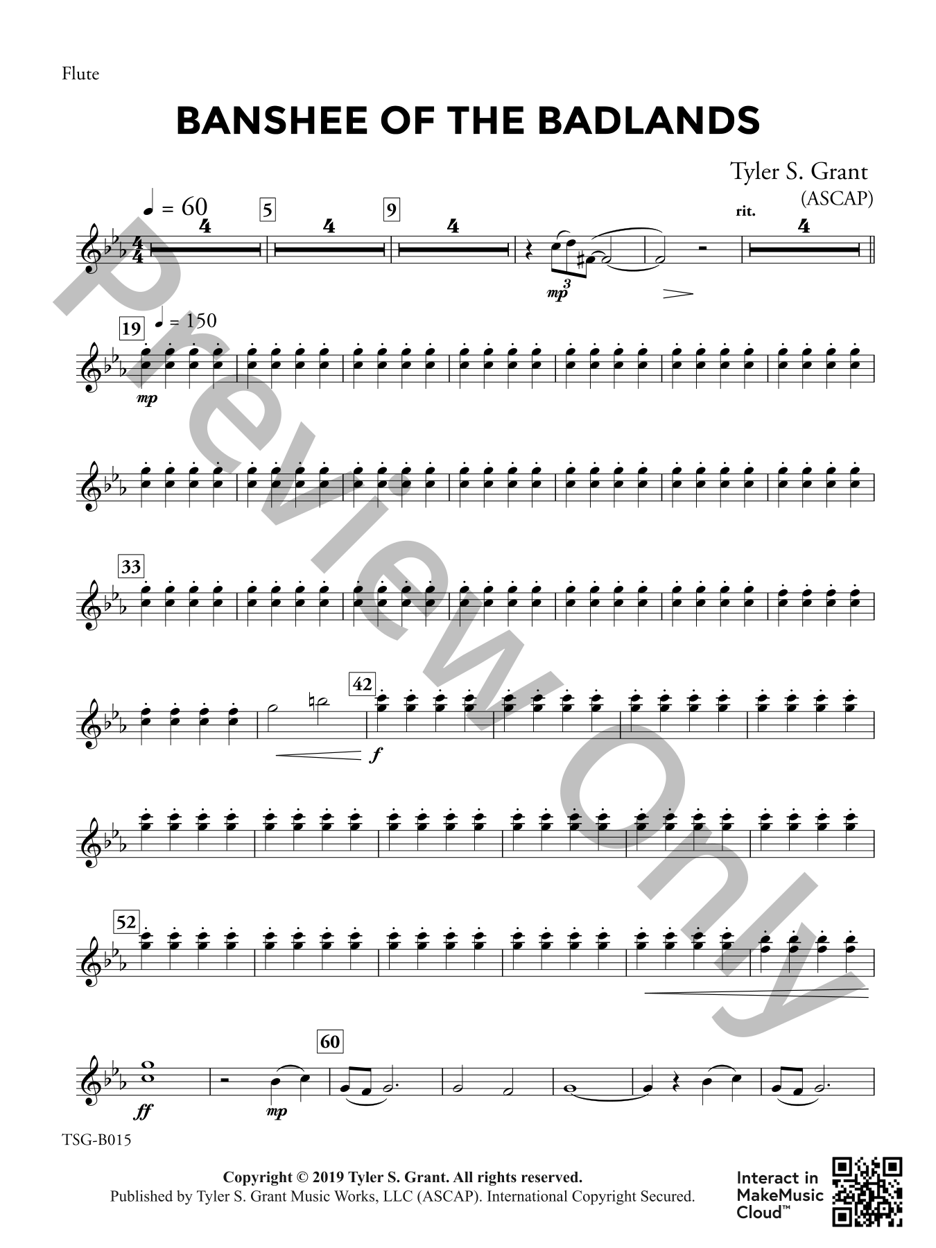 Banshee of the Badlands Concert Band Sheet Music | J.W. Pepper