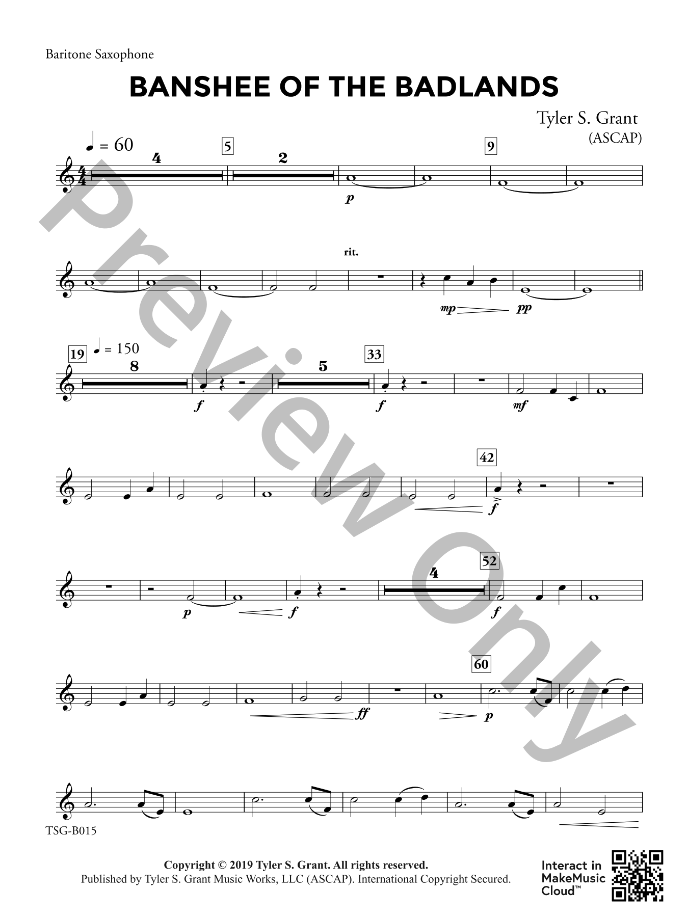 Banshee of the Badlands Concert Band Sheet Music | J.W. Pepper