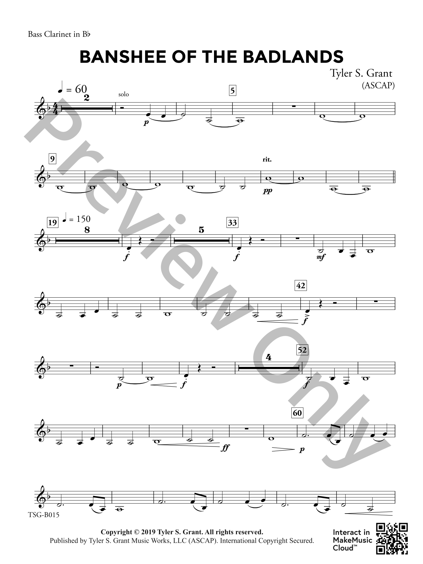 Banshee of the Badlands Concert Band Sheet Music | J.W. Pepper