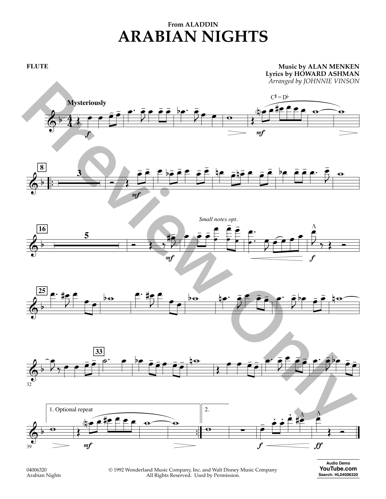 Arabian Nights Concert Band Sheet Music | J.W. Pepper