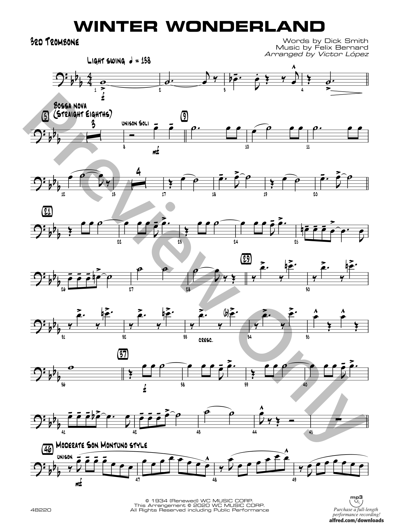 Winter Wonderland Jazz Sheet Music | J.W. Pepper